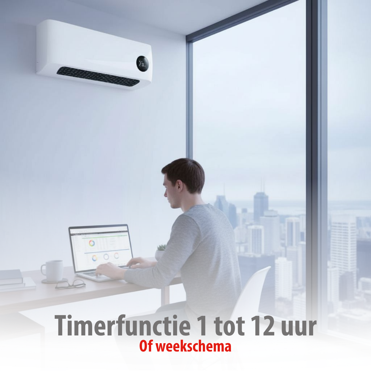 alpina wandverwarming en ventilator PTC keramisch 2000W