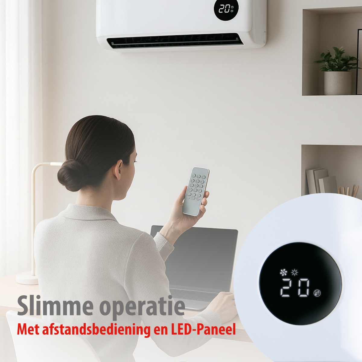 alpina wandverwarming en ventilator PTC keramisch 2000W