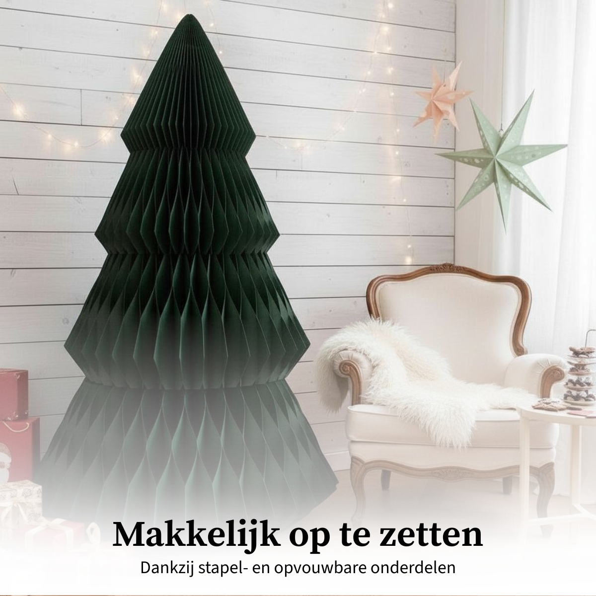 Mica Decorations Decoratie boom groen FSC Mix - h212xd120cm - maximondo