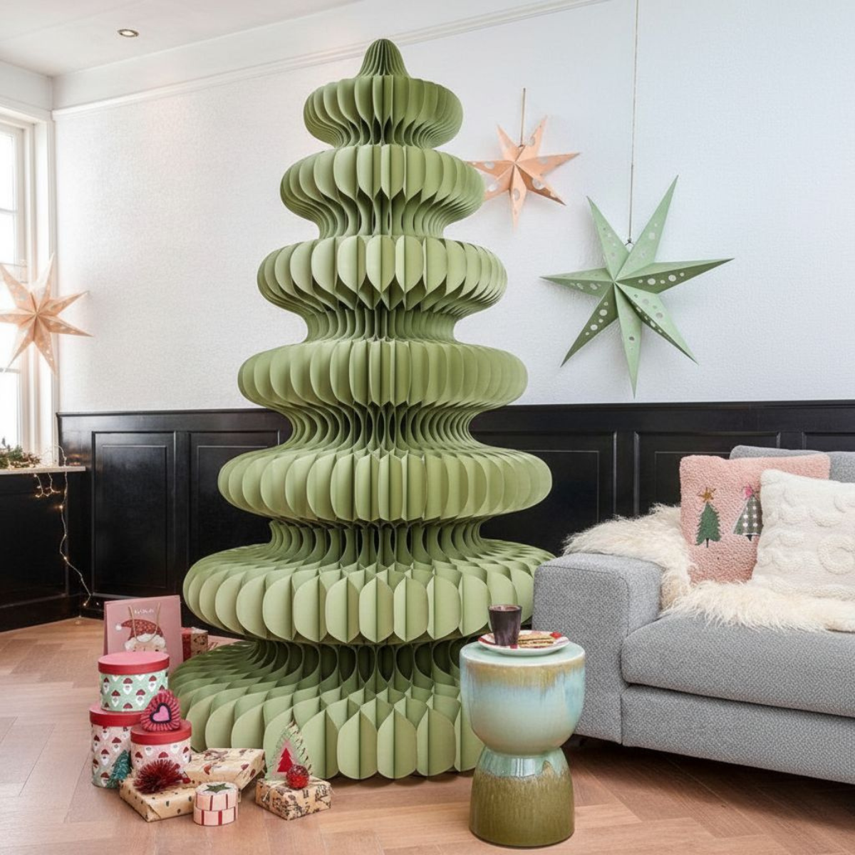 Mica Decorations Decoratie kunstkerstboom - H212 x Ø148 cm