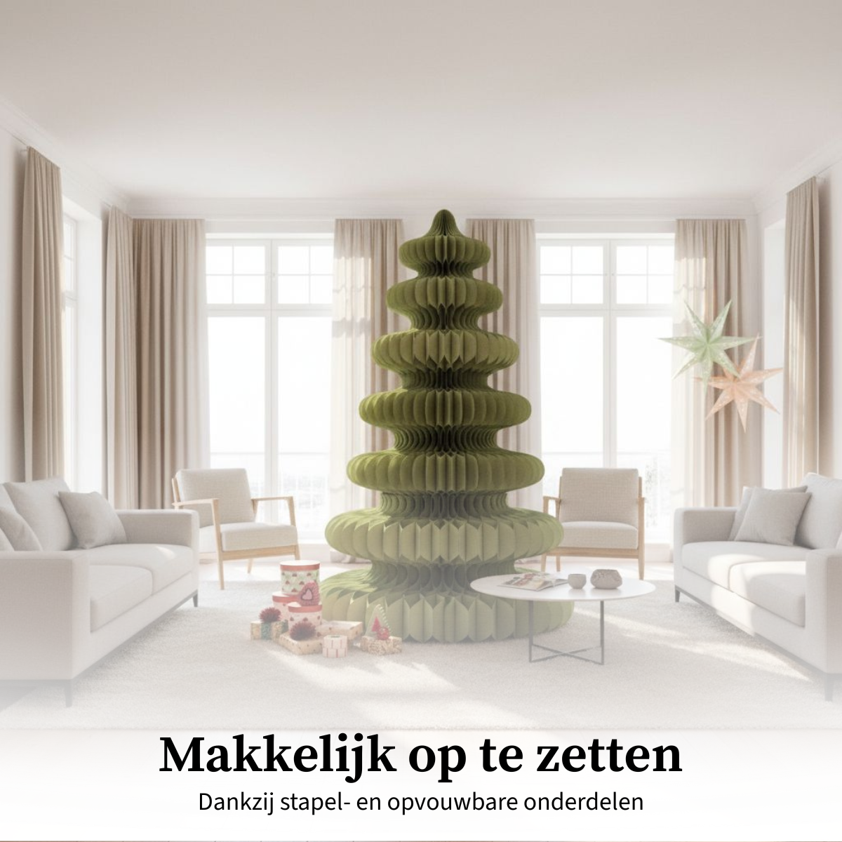 Mica Decorations Decoratie kunstkerstboom - H212 x Ø148 cm