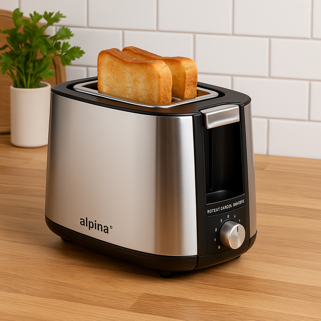 alpina Broodrooster 750W - RVS - maximondo