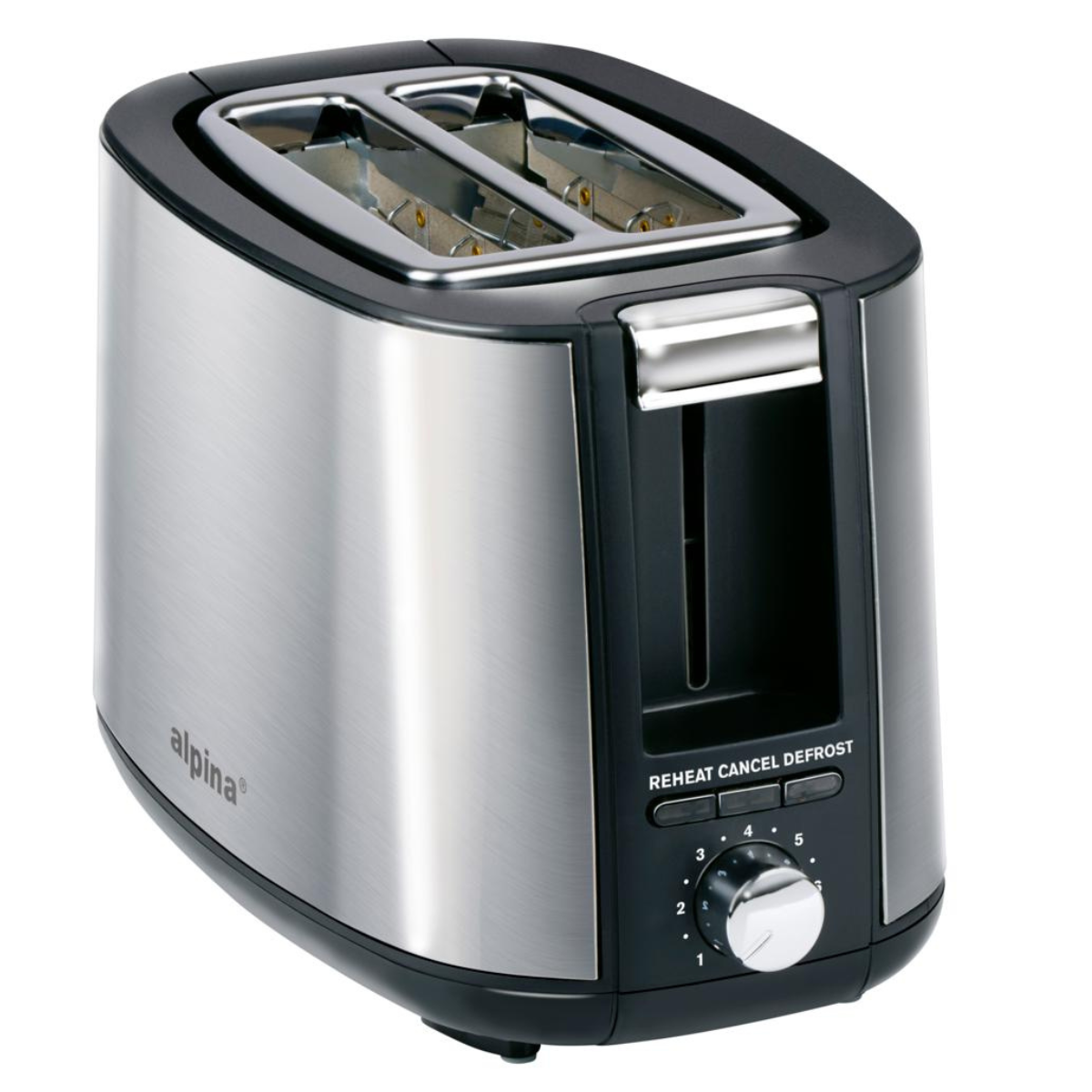 alpina Broodrooster 750W - RVS - maximondo