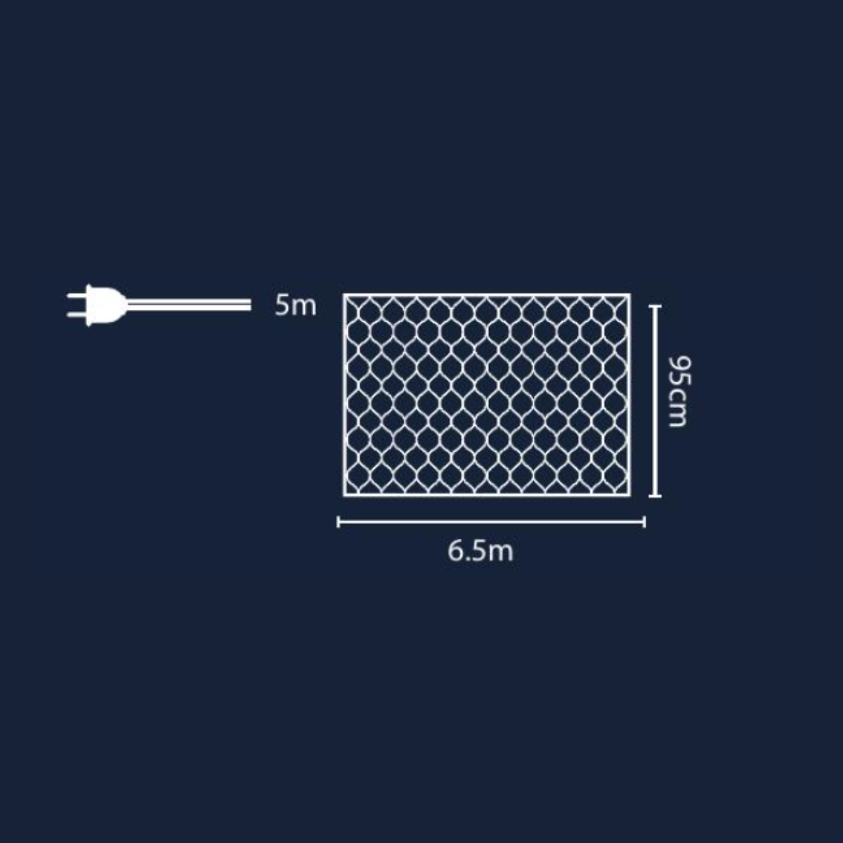 Arti Casa Kerst Netverlichting 6,5m 160 LED - maximondo