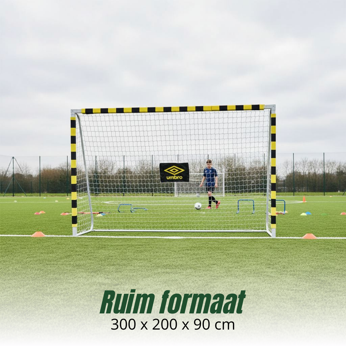 Umbro Voetbaldoel 300 x 200 x 90cm - maximondo