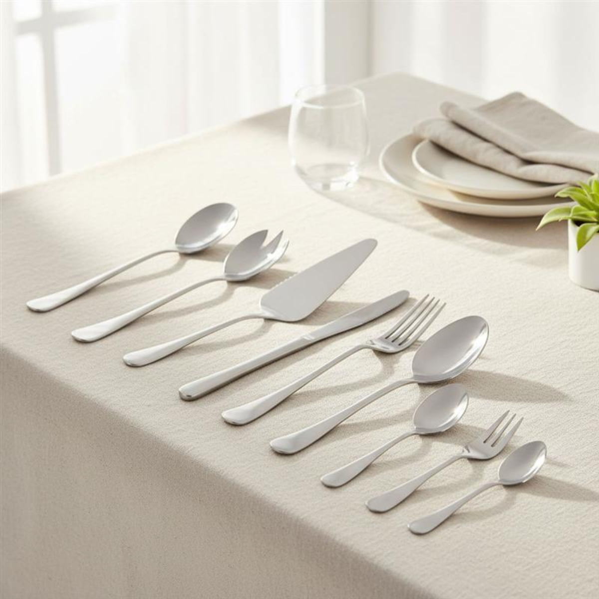 alpina Bestekset 75‑delig voor 12 Personen – Roestvrij Staal - maximondo