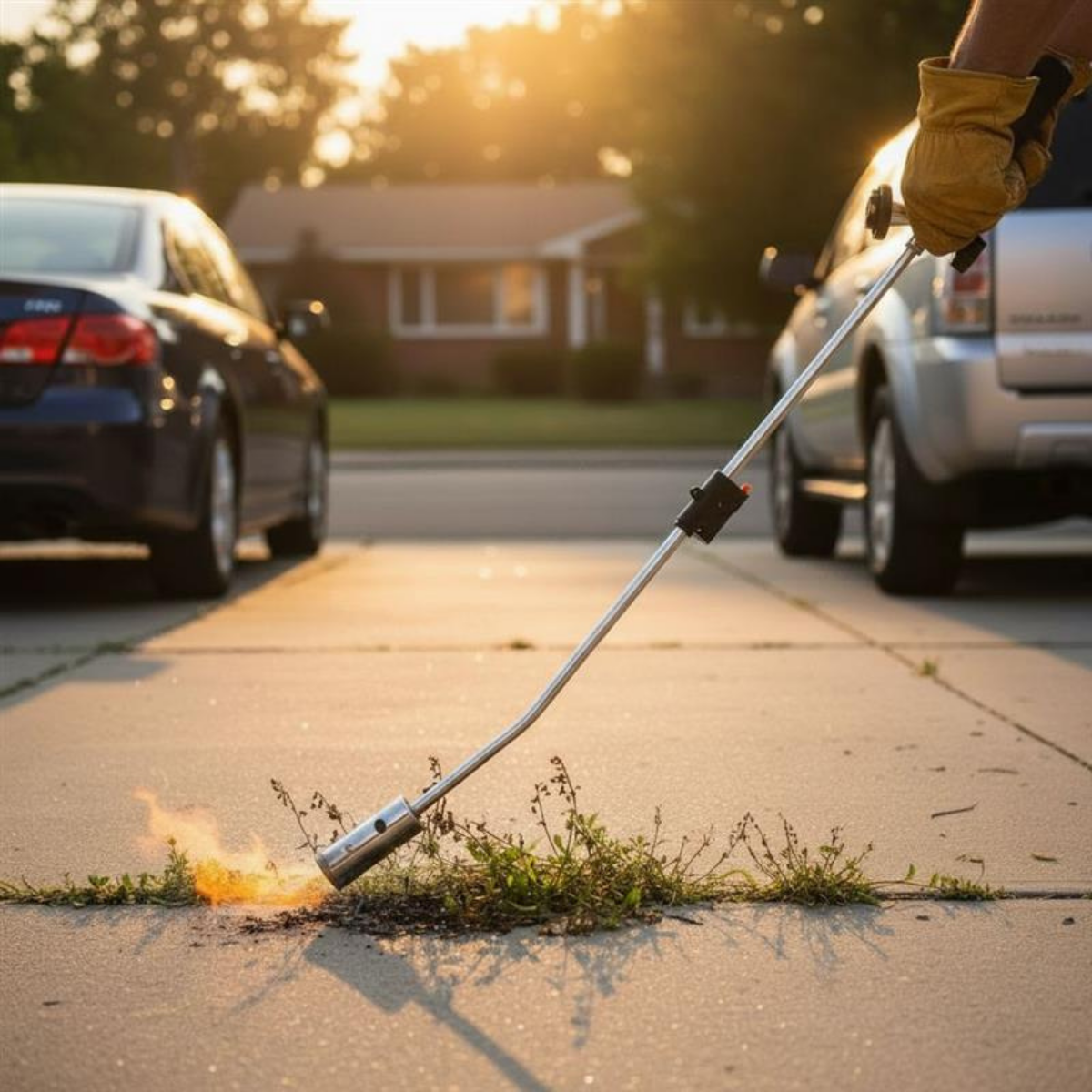 Kinzo Onkruidbrander Gas - met Instelbare Vlam 80 cm - maximondo