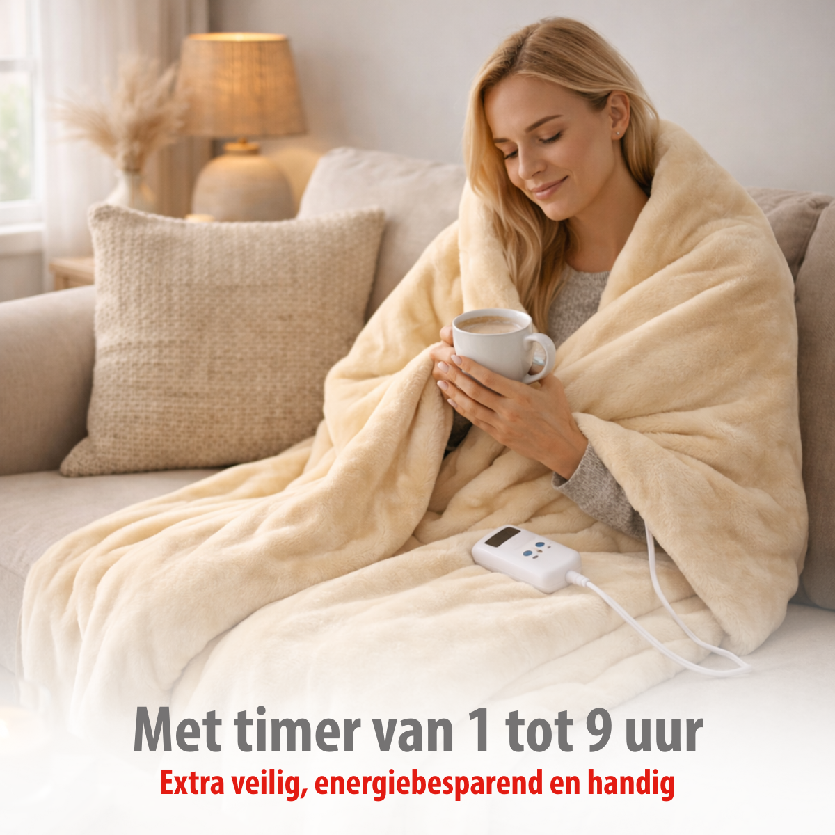 alpina Warmtedeken Elektrische Bovendeken 130 x 180 cm - maximondo