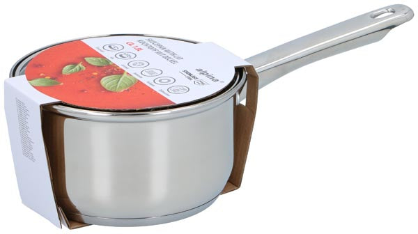 alpina Steelpan met Deksel 1.9L - Ø16 cm - RVS - maximondo