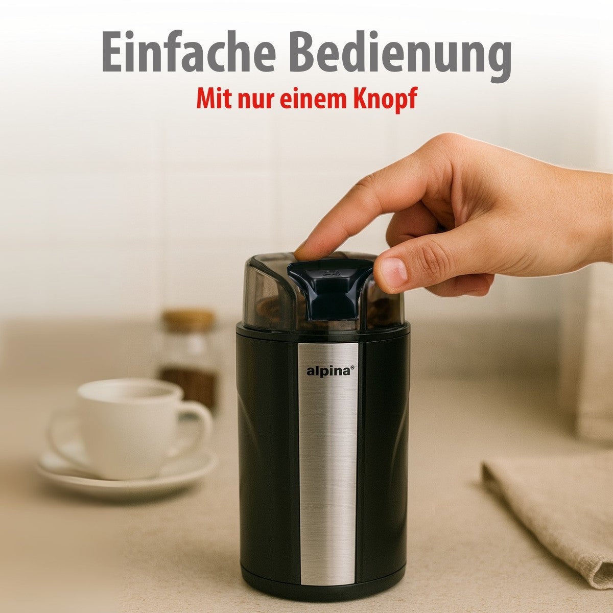 alpina Elektrische Koffiemolen 200W - maximondo