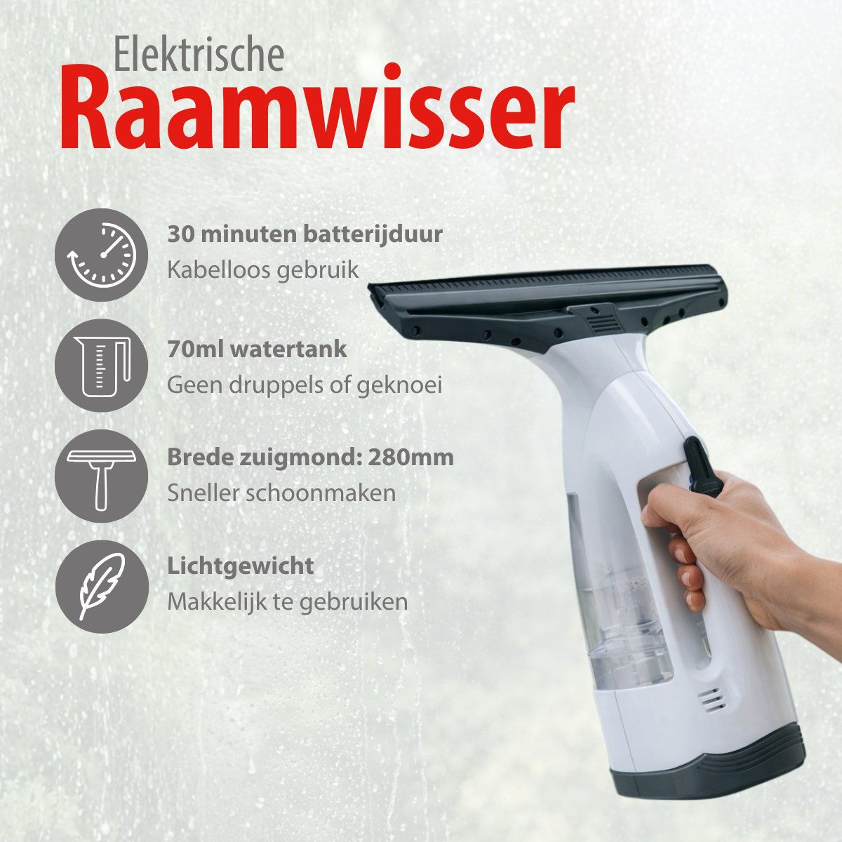 alpina Raamwisser Elektrisch 5V