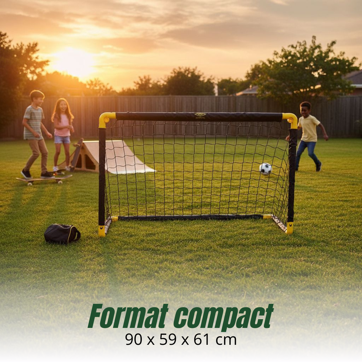 Umbro Voetbaldoel Set van 2 - Voetbalgoal 90 x 59 x 61 cm - maximondo