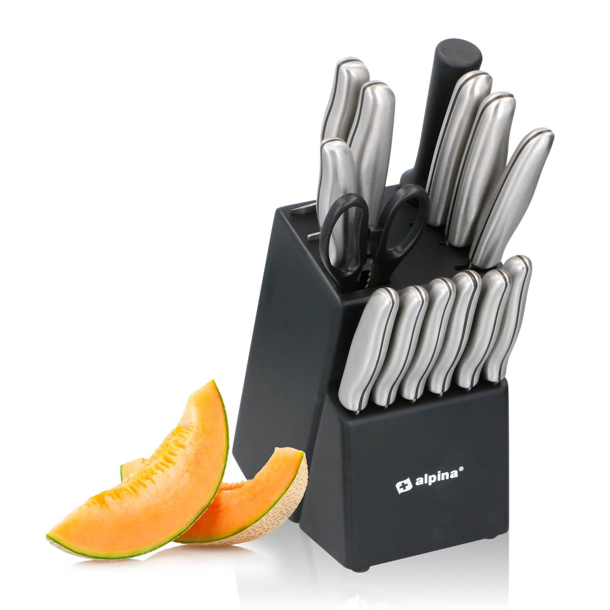 Knife 15pcs with block