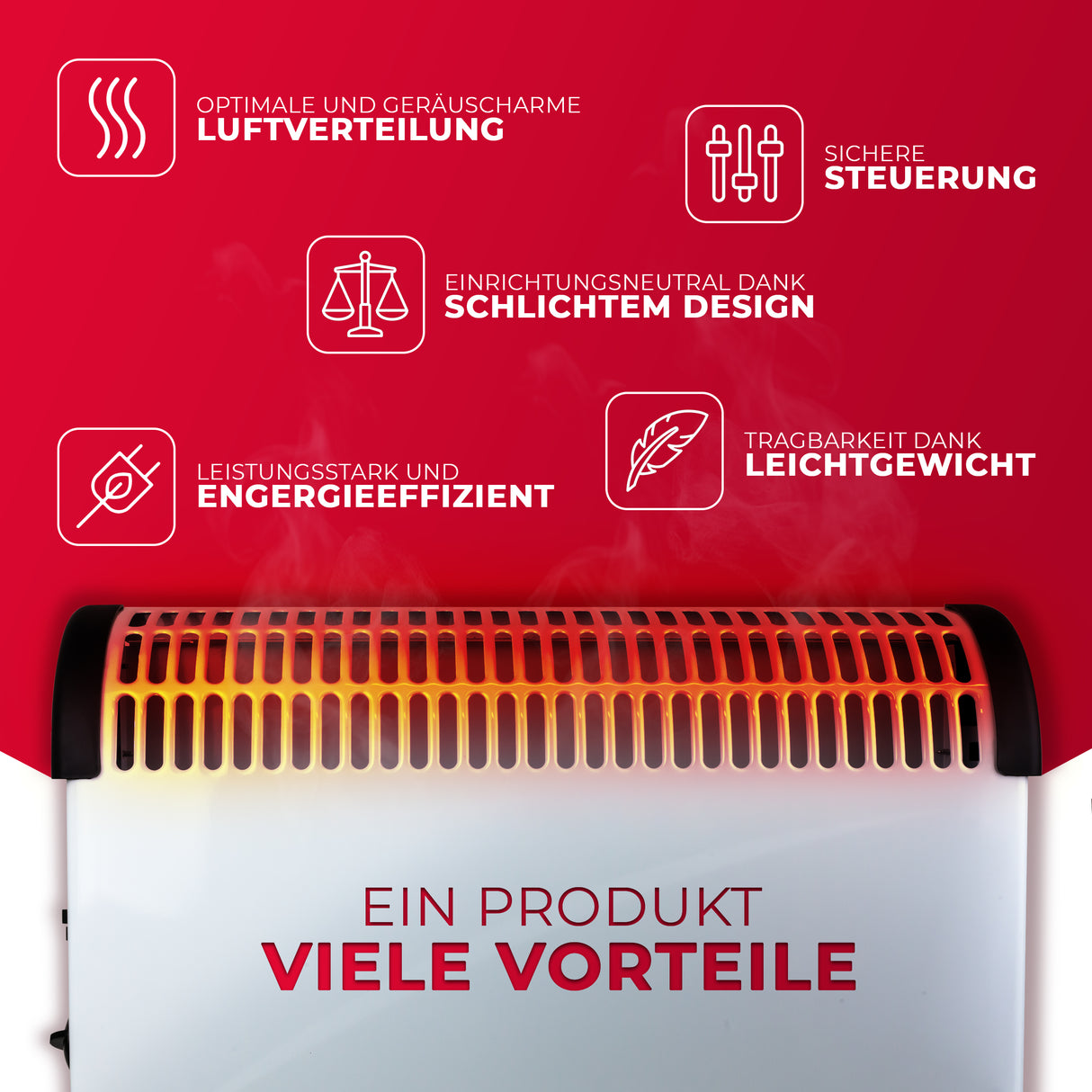 Convectorkachel 2000 Watt - Tweedekans