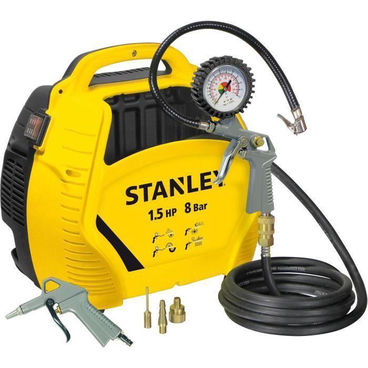 Stanley Compressor 8Bar Olievrij - maximondo