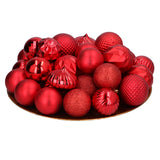 Tree decoration red 60pc