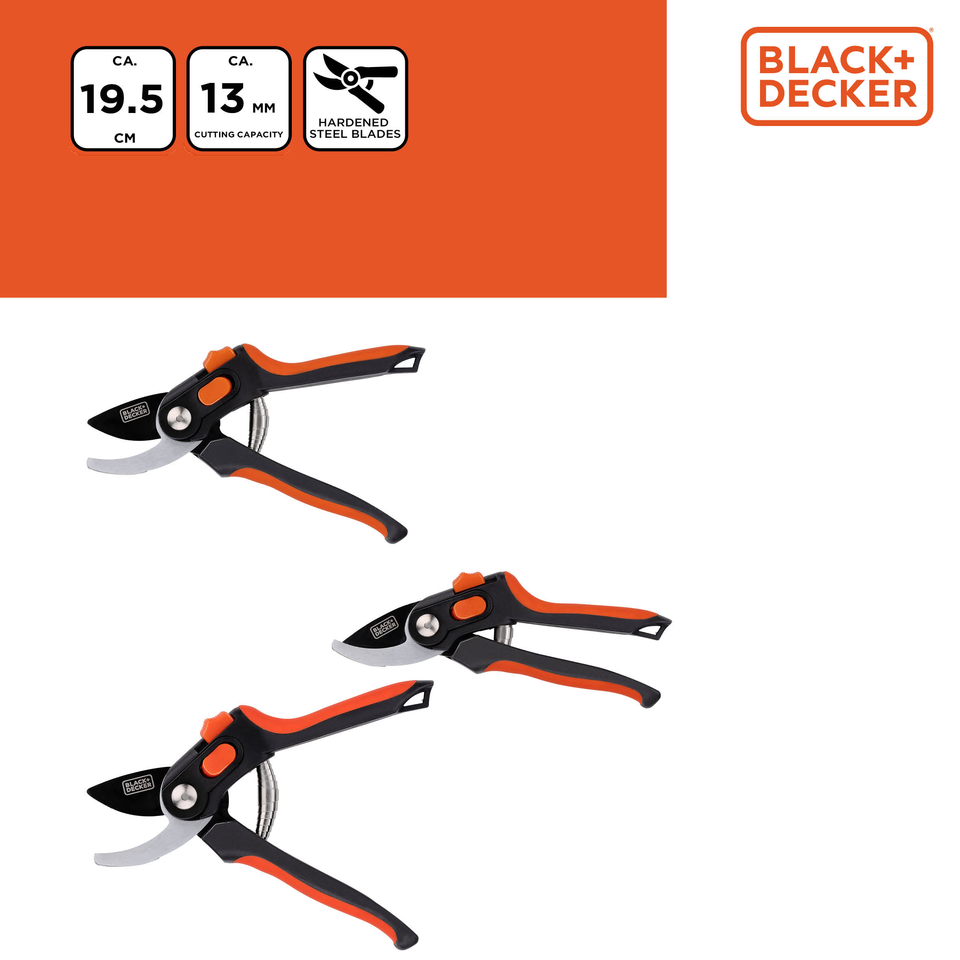 BLACK+DECKER Snoeischaar 20,3 cm - maximondo