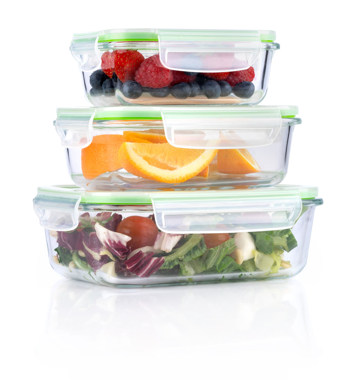 Food container 6pc 3diff size