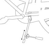 Fietsstandaard Midden voor Fietsen 20-28"