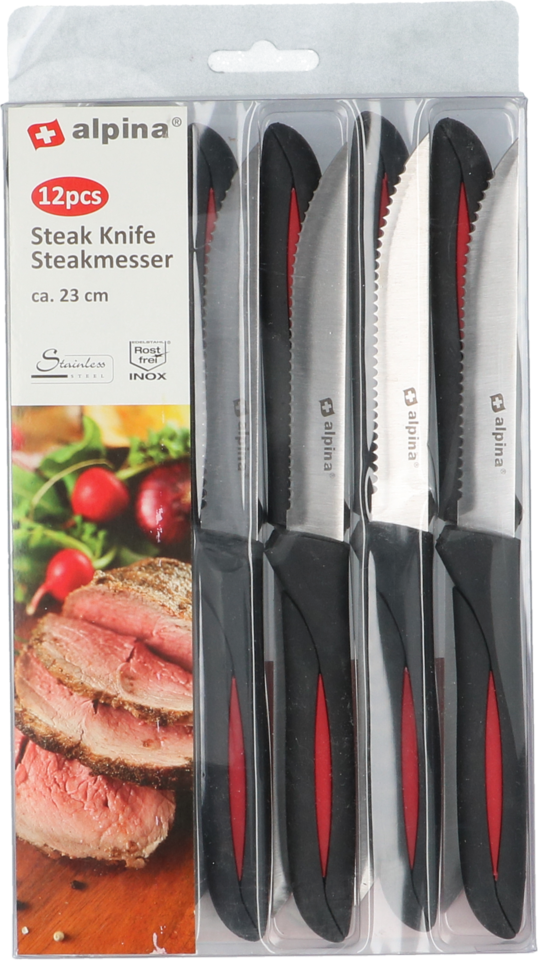 Steakmessen 12 stuks 23 CM