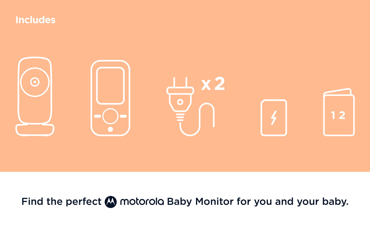 Baby monitor VM481 2" WHT