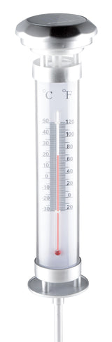 Solar tuinlamp-thermometer