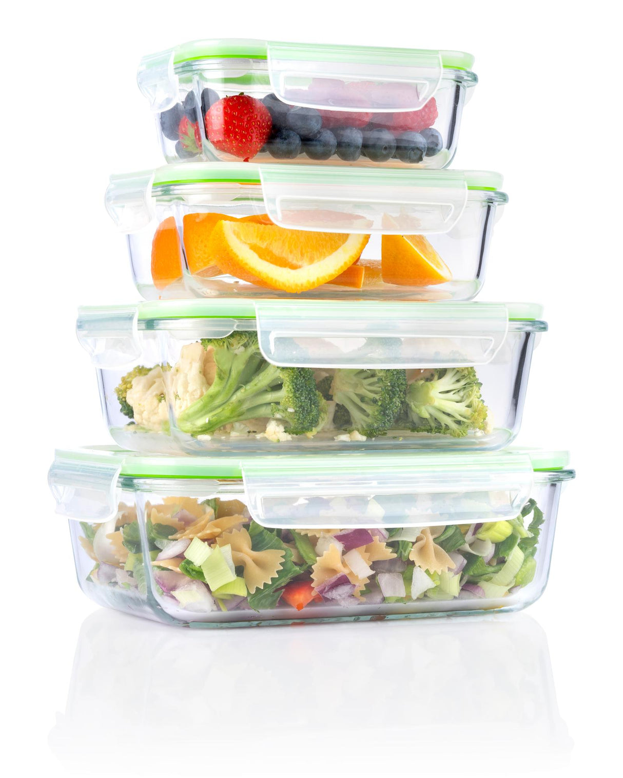 Food container 8pc 4diff size