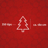 Xmas tree fir 180cm 350tips