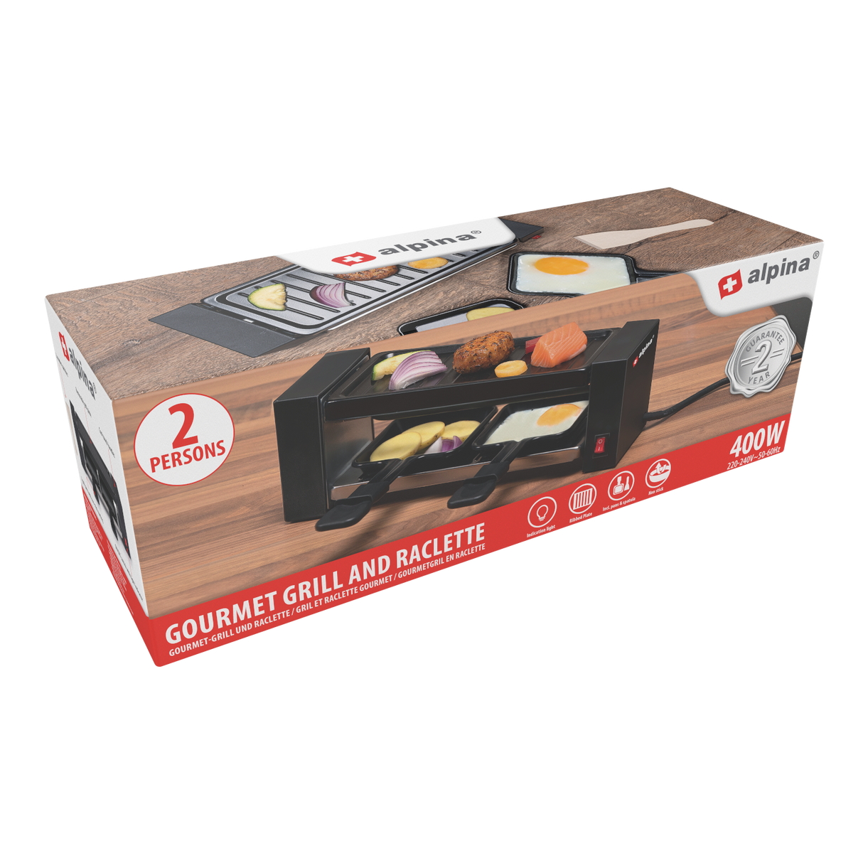 Raclette Gourmet Set 400 W