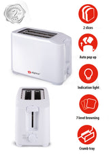 Toaster 700W white