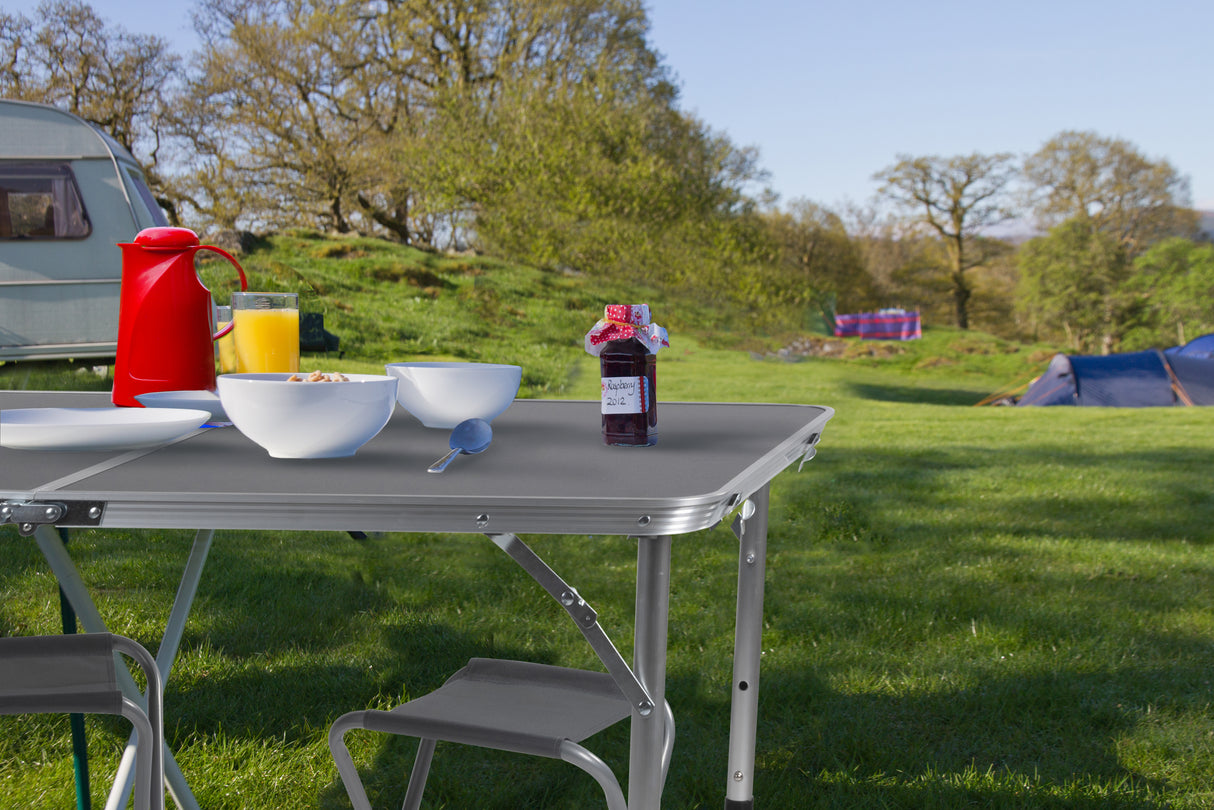 Campingtafel met 4 Krukjes Inklapbaar