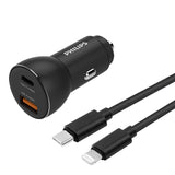 Autolader USB A + C + Lightning DLP2521L/04