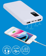 Powerbank 10000 mAh met LED-Scherm