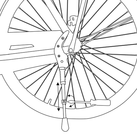 Fietsstandaard Achterwiel 24-28