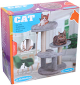 Cat scratching post grey