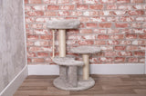 Cat scratching post grey