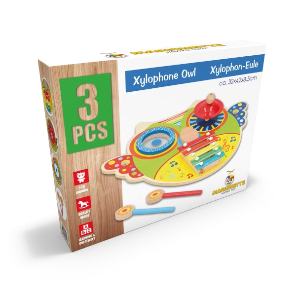 Houten Speelgoed-Xylofoon Uil