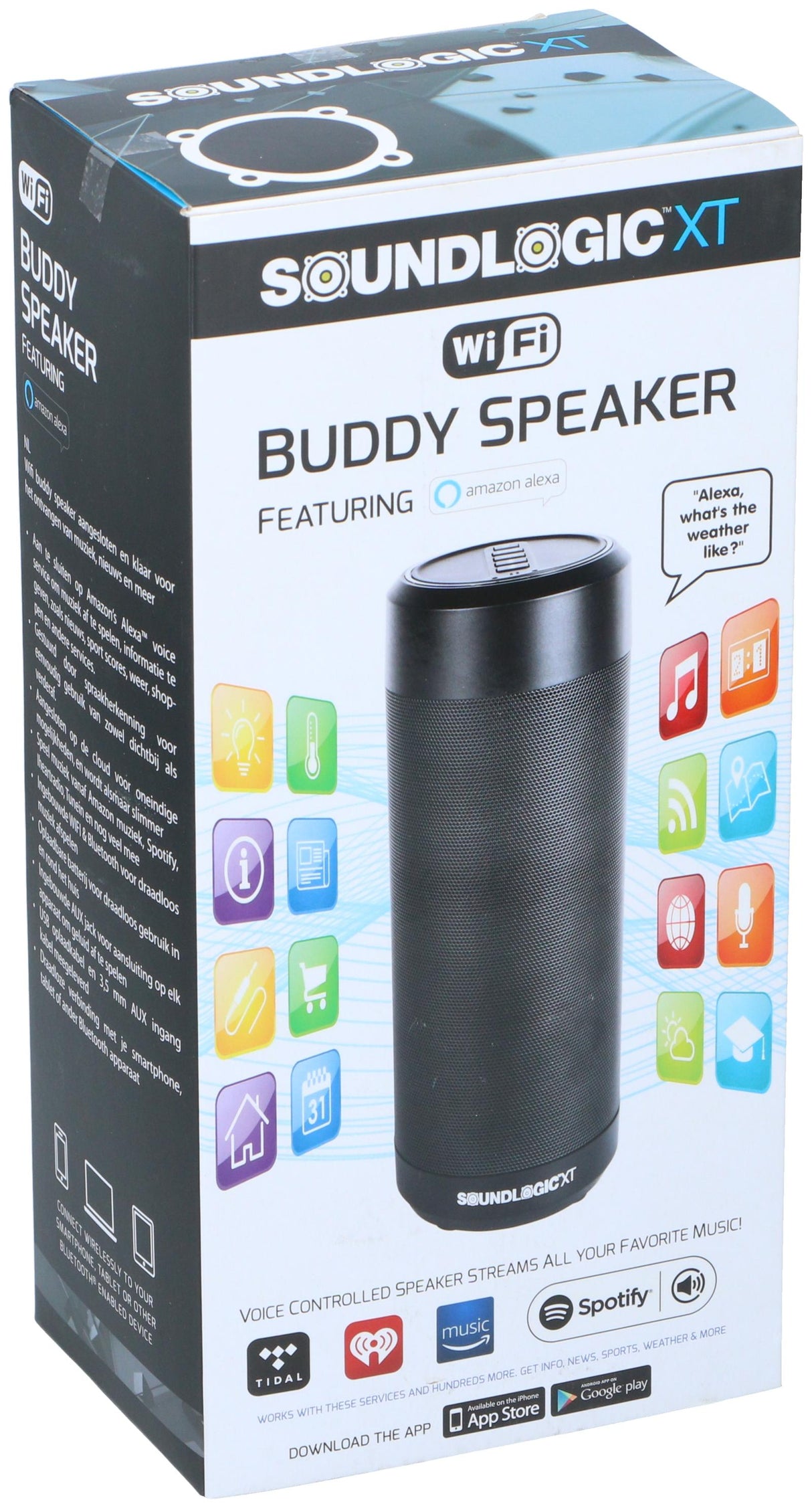 Luidspreker buddy - Bluetooth- WiFi - Spraakbesturing