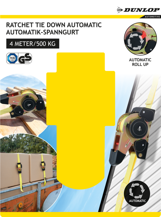 Dunlop Sjorband 4m 500KG - maximondo