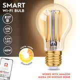 Smart ledlamp WW E27 5W A