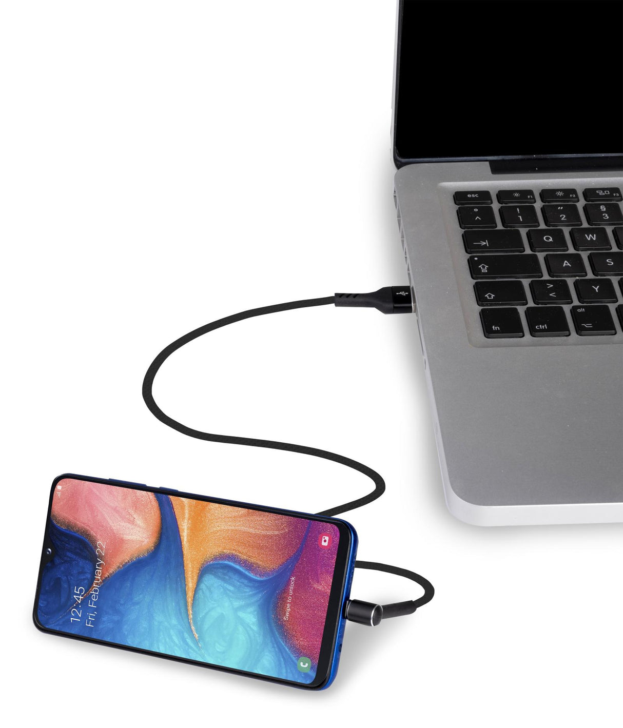 USB-Kabel USB-C - USB-A Telefoonhouder