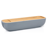 Bread box with bamboo lid/cutting board