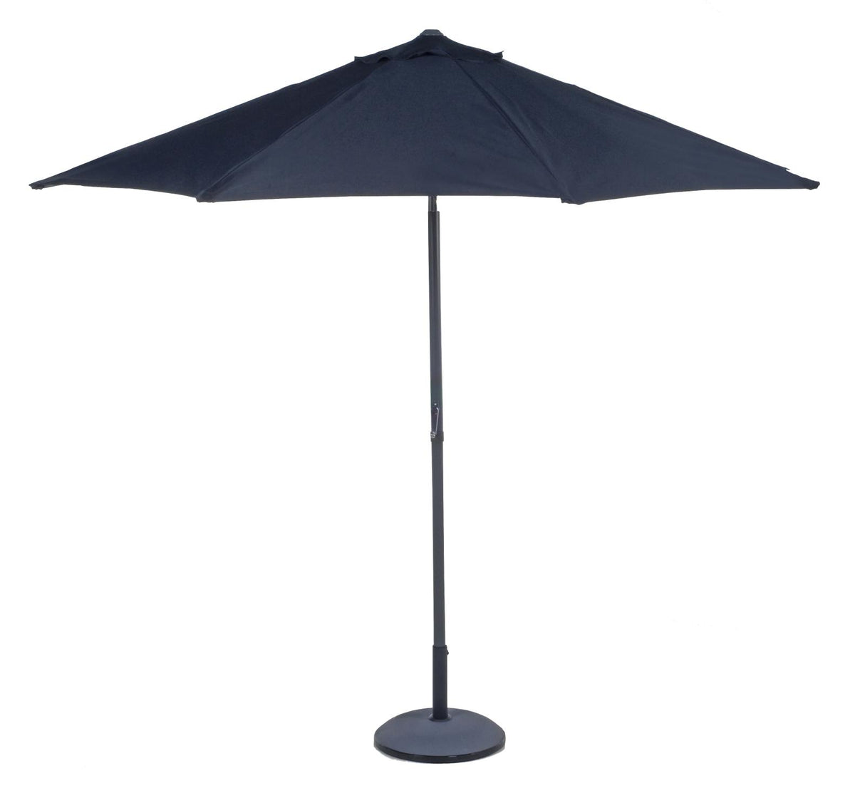 Stokparasol Ø 300 cm zwart