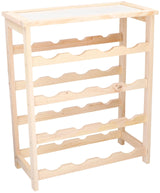 Wijnrek - 55 cm hoog - Hout - 16 flessen