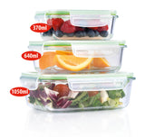 Food container 6pc 3diff size