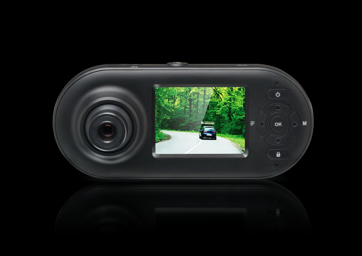 Dashcam MDC500GW - tweezijdige camera - G-sensor - GPS