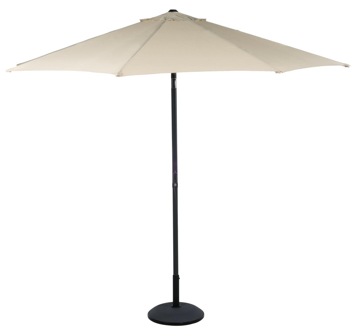 Stokparasol Ø 300 cm beige