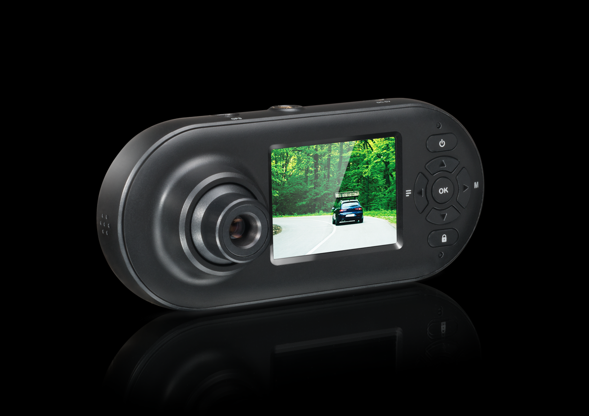 Dashcam MDC500GW - tweezijdige camera - G-sensor - GPS