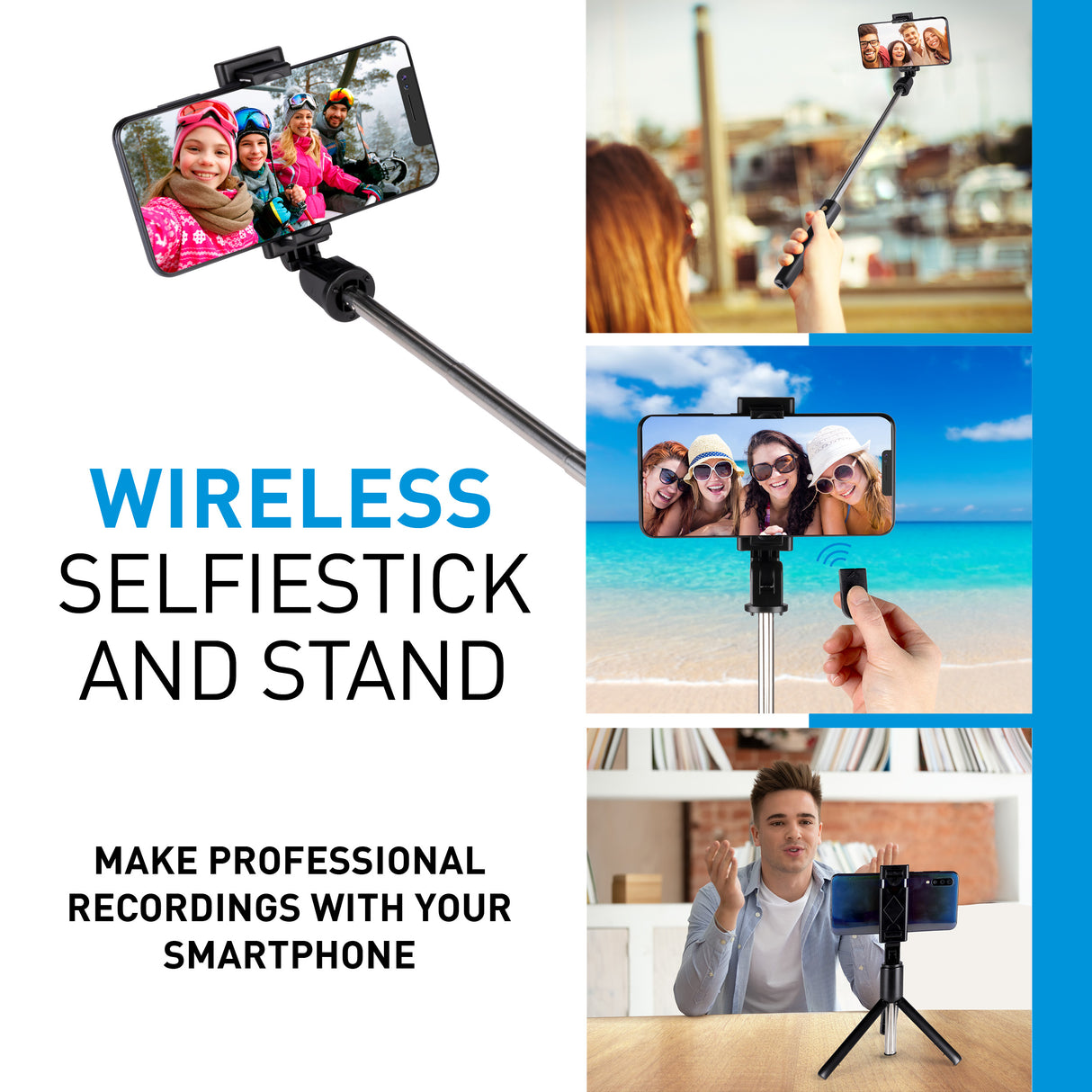 Grundig Selfie Stick en Tripod - maximondo