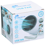 Mini fan usb white